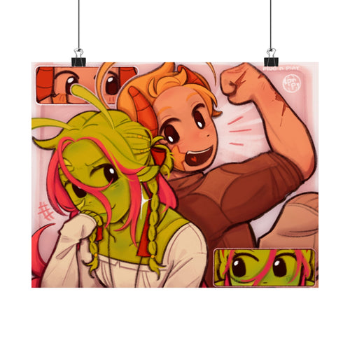Cosmo & Bug Poster